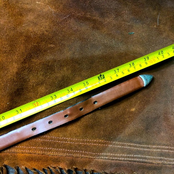 Vintage Leather Concho Belt - Picture 7 of 7